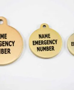 Luxury Horse Brass Tag - Saddle Identification Tag