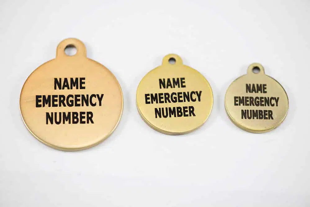Luxury Horse Brass Tag - Saddle Identification Tag
