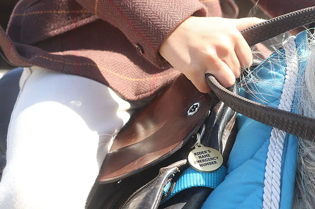 Luxury Horse Brass Tag - Saddle Identification Tag - Image 5