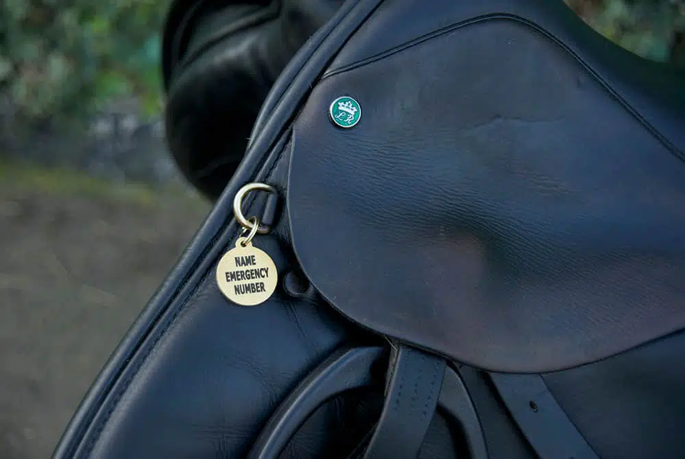 Luxury Horse Brass Tag - Saddle Identification Tag - Image 4