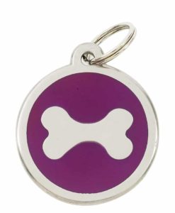 Luxury Pet ID Tag - Pink - Bone - Sweetie