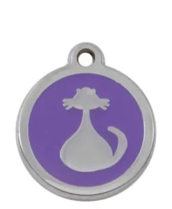 Luxury Pet ID Tag - Lilac - Cat - Sweetie